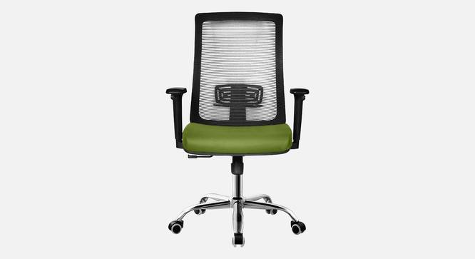 Terrace Breathable Mesh Ergonomic Chair in Orange Colour (Green) by Urban Ladder - Front View Design 1 - 829670