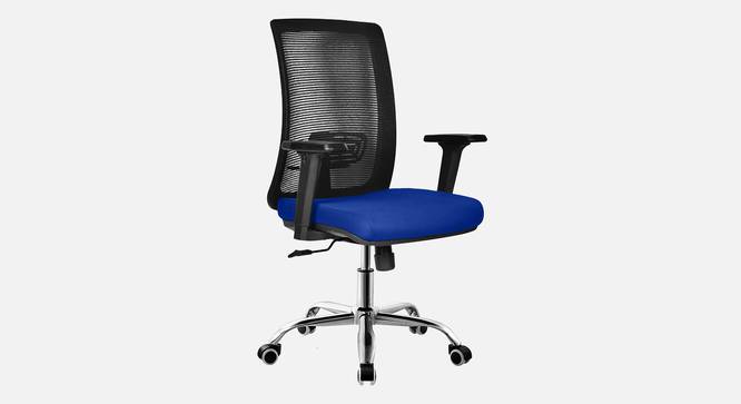 Terrace Breathable Mesh Ergonomic Chair in Orange Colour (Blue) by Urban Ladder - Design 1 Side View - 829772