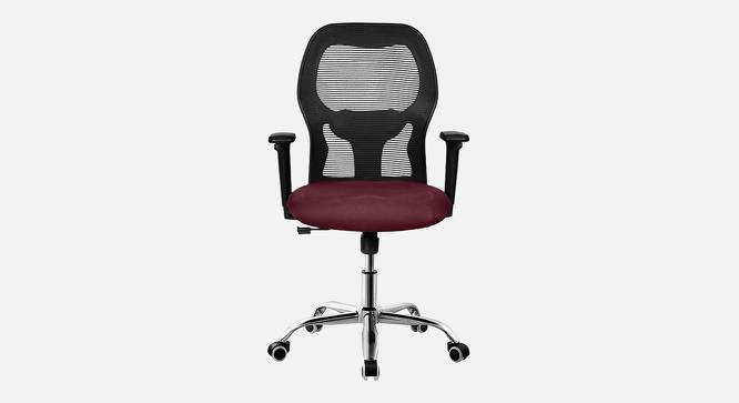 Vega Breathable Mesh Ergonomic ChairWithout Headrest  in Orange Colour (Maroon) by Urban Ladder - Front View Design 1 - 829824