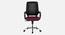 Wave Breathable Mesh Ergonomic Chair in Orange Colour (Maroon) by Urban Ladder - Front View Design 1 - 829827