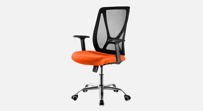 Aqua Breathable Mesh Ergonomic Chair in Orange Colour (Orange) by Urban Ladder - Design 1 Side View - 829829