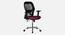 Viva Breathable Mesh Ergonomic Chair Without Headrest in Orange Colour (Maroon) by Urban Ladder - Design 1 Side View - 829844