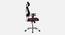 Viva Breathable Mesh Ergonomic Chair With Headrest  in Orange Colour (Maroon) by Urban Ladder - Ground View Design 1 - 829861