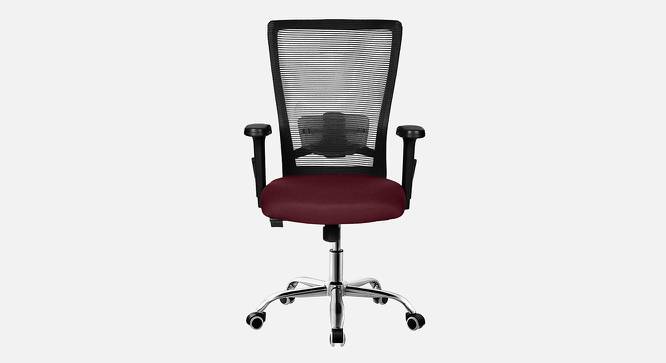 Mica Breathable Mesh Ergonomic Chair in Orange Colour (Maroon) by Urban Ladder - Front View Design 1 - 829878
