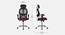 Viva Breathable Mesh Ergonomic Chair With Headrest  in Orange Colour (Maroon) by Urban Ladder - Design 1 Dimension - 829922