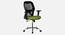 Viva Breathable Mesh Ergonomic Chair Without Headrest in Orange Colour (Green) by Urban Ladder - Design 1 Side View - 829927