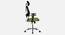 Viva Breathable Mesh Ergonomic Chair With Headrest  in Orange Colour (Green) by Urban Ladder - Ground View Design 1 - 829944