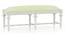 Lucine Bench Finish White Green in Colour (Green, White Finish) by Urban Ladder - Side View Design 1 - 