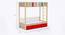 Pine Tree Bunk Bed with Drawer  Storage - Oak (Oak Finish, Oak) by Urban Ladder - Design 1 Dimension - 829994