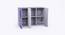 Frozen Three Door Cabinet Storage-Grey (Grey, Grey Finish) by Urban Ladder - Image 2 Design 1 - 830011