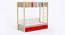 Pine Tree Bunk Bed with Drawer  Storage - Oak (Oak Finish, Oak) by Urban Ladder - Front View Design 1 - 830036