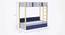 Pine Tree Bunk Bed with Drawer Storage -  Grey (Grey, Grey Finish) by Urban Ladder - Design 1 Dimension - 830070