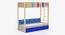 Pine Tree Bunk Bed with Drawer Storage -Oak (Oak Finish, Oak) by Urban Ladder - Design 1 Side View - 830074