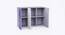 Frozen Three Door Cabinet Storage-Grey (Grey, Grey Finish) by Urban Ladder - Design 1 Side View - 830075
