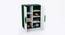 Hulk Two Door Cabinet Storage-Green (Green, Green Finish) by Urban Ladder - Ground View Design 1 - 830123