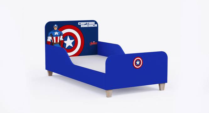 Steezy Captain America Bed - White (White) by Urban Ladder - Design 1 Side View - 830159