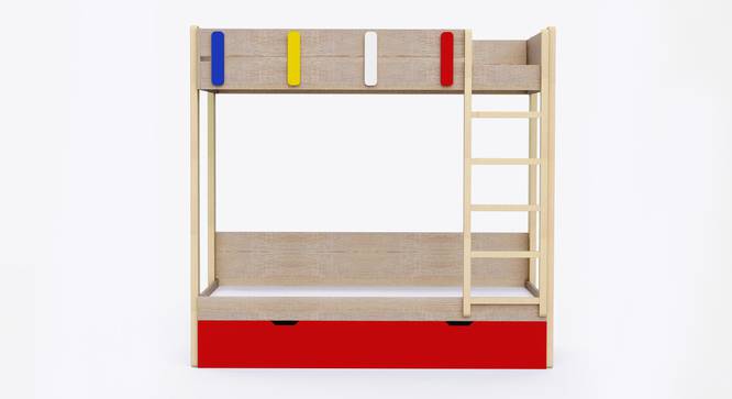 Pine Tree Bunk  Bed with Drawer Storage - Oak (Oak Finish, Oak) by Urban Ladder - Front View Design 1 - 830239