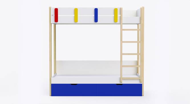 Pine  Tree Bunk Bed with Drawer Storage - White (White, White Finish) by Urban Ladder - Front View Design 1 - 830242