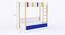 Pine  Tree Bunk Bed with Drawer Storage - White (White, White Finish) by Urban Ladder - Design 1 Dimension - 830273