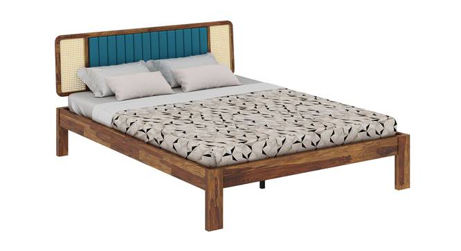 Boho Bliss Solid Wood Non Storage Bed (Queen Bed Size, PROVINCIAL TEAK Finish) by Urban Ladder - - 