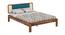 Boho Bliss Solid Wood Non Storage Bed (Queen Bed Size, PROVINCIAL TEAK Finish) by Urban Ladder - - 