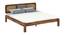 Oasis Ratan Solid Wood Non Storage Bed (King Bed Size, PROVINCIAL TEAK Finish) by Urban Ladder - - 