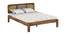 Oasis Ratan Solid Wood Non Storage Bed (Queen Bed Size, PROVINCIAL TEAK Finish) by Urban Ladder - - 