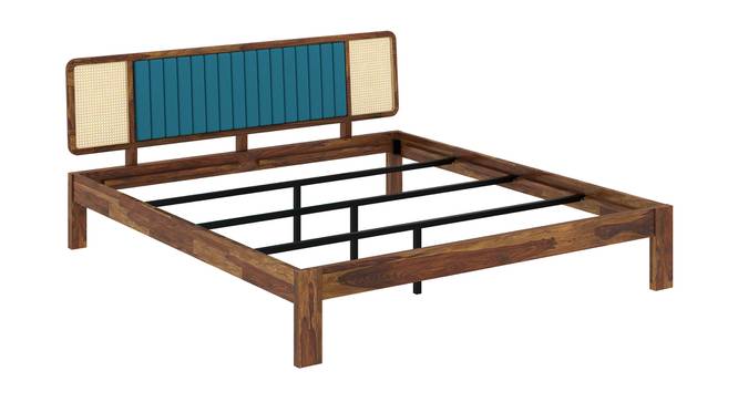Boho Bliss Solid Wood Non Storage Bed (King Bed Size, PROVINCIAL TEAK Finish) by Urban Ladder - - 