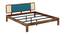 Boho Bliss Solid Wood Non Storage Bed (King Bed Size, PROVINCIAL TEAK Finish) by Urban Ladder - - 
