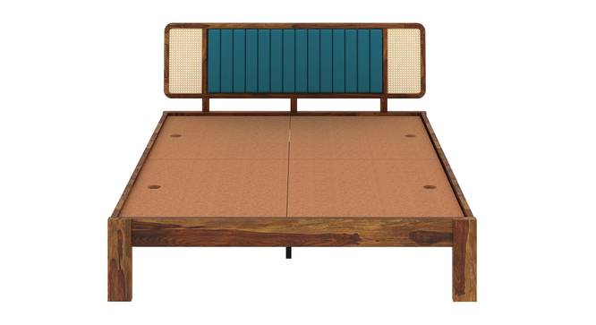 Boho Bliss Solid Wood Non Storage Bed (Queen Bed Size, PROVINCIAL TEAK Finish) by Urban Ladder - - 