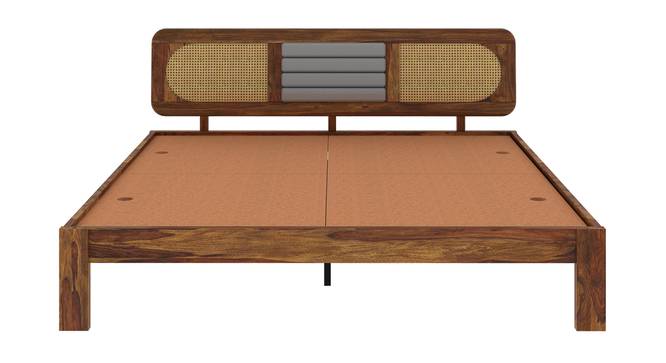 Oasis Ratan Solid Wood Non Storage Bed (King Bed Size, PROVINCIAL TEAK Finish) by Urban Ladder - - 