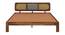 Oasis Ratan Solid Wood Non Storage Bed (King Bed Size, PROVINCIAL TEAK Finish) by Urban Ladder - - 