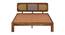 Oasis Ratan Solid Wood Non Storage Bed (Queen Bed Size, PROVINCIAL TEAK Finish) by Urban Ladder - - 
