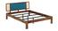 Boho Bliss Solid Wood Non Storage Bed (Queen Bed Size, PROVINCIAL TEAK Finish) by Urban Ladder - - 