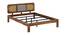 Oasis Ratan Solid Wood Non Storage Bed (Queen Bed Size, PROVINCIAL TEAK Finish) by Urban Ladder - - 