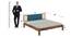 Boho Bliss Solid Wood Non Storage Bed (King Bed Size, PROVINCIAL TEAK Finish) by Urban Ladder - - 