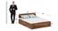 Sleigh Solid Wood Storage Bed (Queen Bed Size, Box Storage Type, PROVINCIAL TEAK Finish) by Urban Ladder - - 