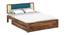 Boho Bliss Solid Wood Storage Bed (Queen Bed Size, Drawer Storage Type, PROVINCIAL TEAK Finish) by Urban Ladder - - 