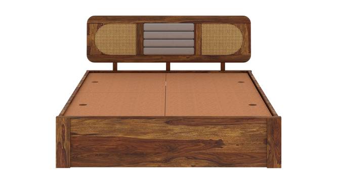 Oasis Ratan Solid Wood Storage Bed (Queen Bed Size, Drawer Storage Type, PROVINCIAL TEAK Finish) by Urban Ladder - - 