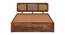 Oasis Ratan Solid Wood Storage Bed (Queen Bed Size, Drawer Storage Type, PROVINCIAL TEAK Finish) by Urban Ladder - - 
