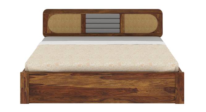 Oasis Ratan Solid Wood Storage Bed (King Bed Size, Box Storage Type, PROVINCIAL TEAK Finish) by Urban Ladder - - 