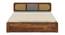 Oasis Ratan Solid Wood Storage Bed (King Bed Size, Box Storage Type, PROVINCIAL TEAK Finish) by Urban Ladder - - 