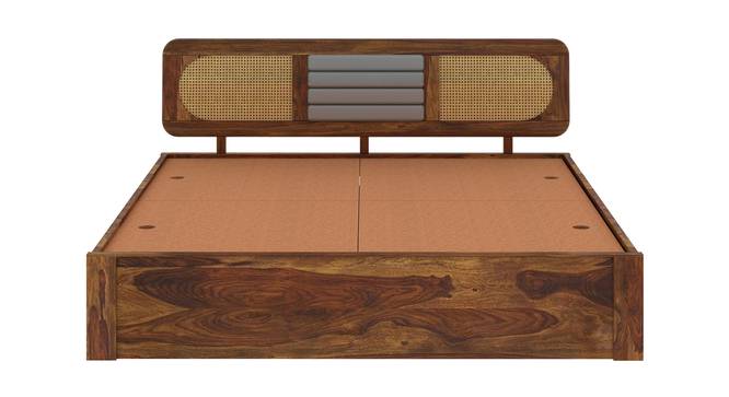 Oasis Ratan Solid Wood Storage Bed (King Bed Size, Drawer Storage Type, PROVINCIAL TEAK Finish) by Urban Ladder - - 