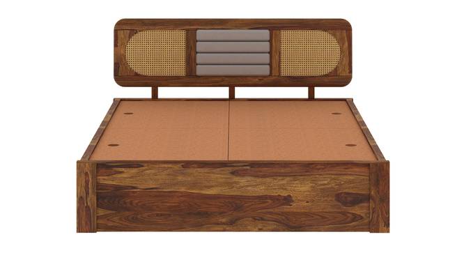 Oasis Ratan Solid Wood Storage Bed (Queen Bed Size, Box Storage Type, PROVINCIAL TEAK Finish) by Urban Ladder - - 