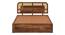 Sunburst Ratan Solid Wood Storage Bed (Queen Bed Size, Box Storage Type, PROVINCIAL TEAK Finish) by Urban Ladder - - 