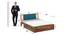 Boho Bliss Solid Wood Storage Bed (Queen Bed Size, Drawer Storage Type, PROVINCIAL TEAK Finish) by Urban Ladder - - 