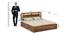 Sunburst Ratan Solid Wood Storage Bed (King Bed Size, Box Storage Type, PROVINCIAL TEAK Finish) by Urban Ladder - - 