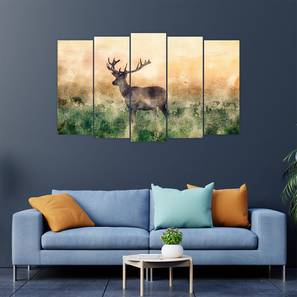 Wall Art Design Green Traditional Engineered Wood Wall Art