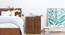 Luna Bedside Tables (Walnut Finish) by Urban Ladder - Front View Design 1 - 830732