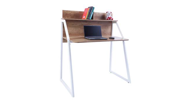 Serene Study Tables (Brown Finish) by Urban Ladder - Design 1 Side View - 830759